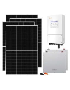 Monofase: vendita all'ingrosso Kit fotovoltaico monofase 5915W inverter 5kW Solis batteria al litio 10.24kWh Dyness DL5.0C