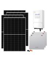 Monofase: vendita all'ingrosso Kit fotovoltaico monofase 6825W inverter 6kW Solis batteria al litio 15.36kWh Dyness DL5.0C