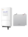 Solis con Dyness: vendita all'ingrosso Sistema di accumulo monofase inverter 5kW Solis batteria al litio 10.24kWh Dyness DL5.0C