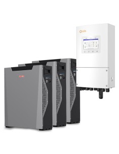 Single-phase storage system 5kW Solis inverter 16.11kWh Weco lithium battery 5k3 XP