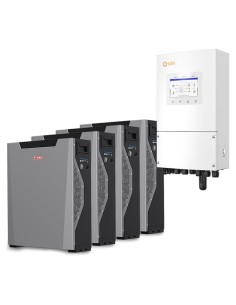 Single-phase storage system 6kW Solis inverter 21.48kWh Weco lithium battery 5k3 XP