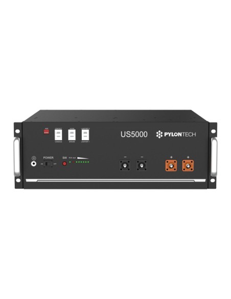 Solis con Pylontech: vendita all'ingrosso Sistema di accumulo monofase inverter 5kW Solis accumulo litio 4.8kWh Pylontech US5000