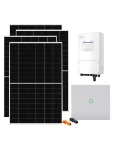 Monofase: vendita all'ingrosso Kit fotovoltaico monofase 6825W inverter 6kW Solis batteria al litio 10.24kWh Dyness Powerbox G2