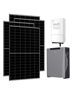 Single-phase photovoltaic kit 5640W 5kW Solis inverter 5.3kW Weco 5k3 XP lithium storage