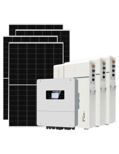 Single phase photovoltaic kit 6370W 6kW LV inverter 15.9KWh lithium battery TP-LD53 Solax Power
