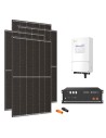 Single-phase photovoltaic kit 6300W 6kW Solis inverter Pylontech US5000 4.8kWh lithium battery
