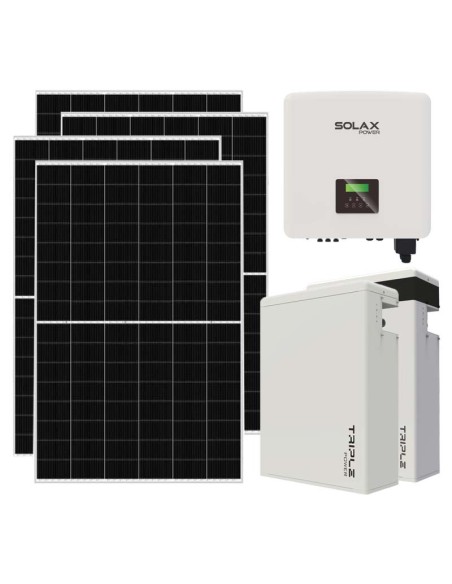 Trifase: vendita all'ingrosso Kit fotovoltaico trifase 10010W inverter 10kW litio 11.6KWh T-BAT-H5.8 Solax Power