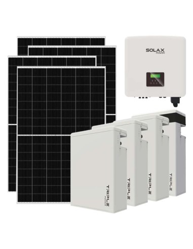 Three-phase photovoltaic kit 10010W 10kW inverter 23.2KWh lithium T-BAT-H5.8 Solax Power