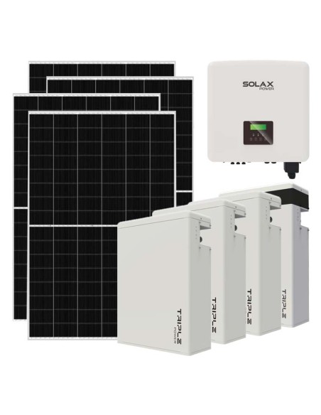 Three-phase photovoltaic kit 10010W 10kW inverter 23.2KWh lithium T-BAT-H5.8 Solax Power