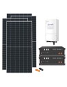 Monofase: vendita all'ingrosso Kit fotovoltaico monofase 7020W inverter Solis 6kW batteria al litio 9.6kWh Pylontech US5000