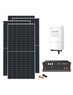 Single-phase photovoltaic kit 9360W 8kW Solis inverter Pylontech US5000 4.8kWh lithium battery
