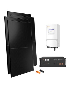 Single-phase photovoltaic kit 8000W 8kW Solis inverter Pylontech US5000 4.8kWh lithium storage