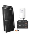 Monofase: vendita all'ingrosso Kit fotovoltaico monofase 5950W inverter 5kW Solis accumulo litio 9.6kWh Pylontech US5000