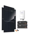 Monofase: vendita all'ingrosso Kit fotovoltaico monofase 5520W inverter Solis 5kW batteria al litio 9.6kWh Pylontech US5000