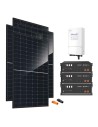 Single-phase photovoltaic kit 5520W 5kW Solis inverter Pylontech US5000 14.4kWh lithium battery