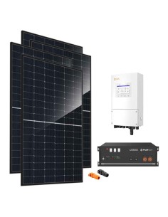 Single-phase photovoltaic kit 8280W 8kW Solis inverter Pylontech US5000 4.8kWh lithium battery