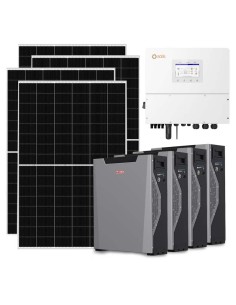 Kit fotovoltaico trifase 15470W inverter 15kW litio 21.48kWh Weco 5k3 XP Solis
