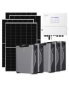 Three-phase photovoltaic kit 20020W 20kW Solis inverter 26.85kWh lithium battery Weco 5k3 XP