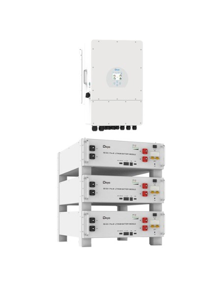 Deye: vendita all'ingrosso Sistema di accumulo trifase inverter 12kW DEYE batteria al litio 15.36kWh SE-G5.1 Pro-B