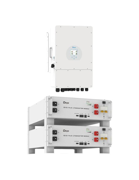 Deye: vendita all'ingrosso Sistema di accumulo trifase inverter 12kW DEYE batteria al litio 10.24kWh SE-G5.1 Pro-B