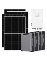 Kit fotovoltaico trifase 30030W inverter 30kW litio 21.48kWh Weco 5k3 XP Solis