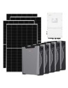 Three-phase photovoltaic kit 30030W 30kW Solis inverter 26.85kWh lithium battery Weco 5k3 XP