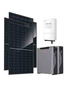 Single-phase photovoltaic kit 5520W 5kW inverter 10.7kWh Weco 5k3 XP lithium storage Solis