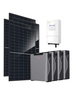 Single-phase photovoltaic kit 5520W 5kW inverter 21.4kWh Weco 5k3 XP lithium storage Solis