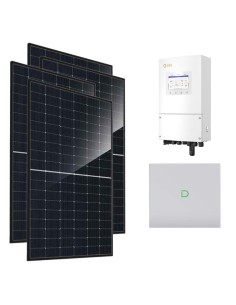 Monofase: vendita all'ingrosso Kit fotovoltaico monofase 5520W inverter 6kW Solis accumulo litio 10.24kWh Dyness Powerbox G2