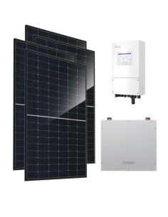 Single-phase photovoltaic kit 5520W 5kW Solis inverter Dyness DL5.0C 5.12kWh lithium storage