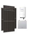 Monofase: vendita all'ingrosso Kit fotovoltaico monofase 5100W inverter 5kW Solis batteria al litio 5.12kWh Dyness DL5.0C