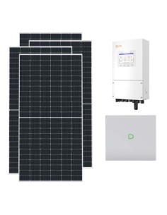 Single-phase photovoltaic kit 5850W 5kW Solis inverter Dyness Powerbox G2 10.24kWh lithium battery