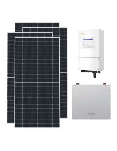 Monofase: vendita all'ingrosso Kit fotovoltaico monofase 7020W inverter 6kW Solis batteria al litio 5.12kWh Dyness DL5.0C