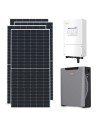 Single-phase photovoltaic kit 5850W 5kW Solis inverter 5.3kWh Weco 5k3 XP lithium battery