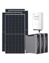 Monofase: vendita all'ingrosso Kit fotovoltaico monofase 5850W inverter 5kW batteria al litio 16.1kWh Weco 5k3 XP Solis