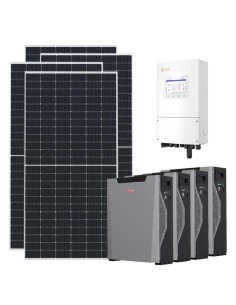 Monofase: vendita all'ingrosso Kit fotovoltaico monofase 5850W inverter 5kW batteria al litio 21.4kWh Weco 5k3 XP Solis
