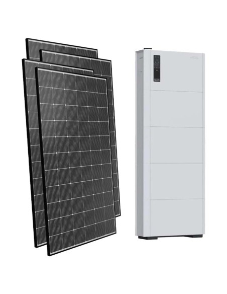 Monofase: vendita all'ingrosso Kit fotovoltaico monofase 6060W inverter Weco SMART EU 6kW accumulo 20.48kWh Weco 5k0