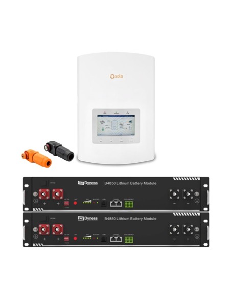 copy of Single-phase storage system 4.6kW Solis inverter B4850 Dyness 4.8kWh lithium batteries