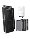 Single-phase photovoltaic kit 7140W 6kW inverter 16.1kWh Weco 5k3 XP lithium battery Solis