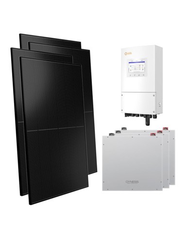 Single-phase photovoltaic kit 5000W 5kW Solis inverter Dyness Dyness DL5.0C 15.36kWh lithium battery