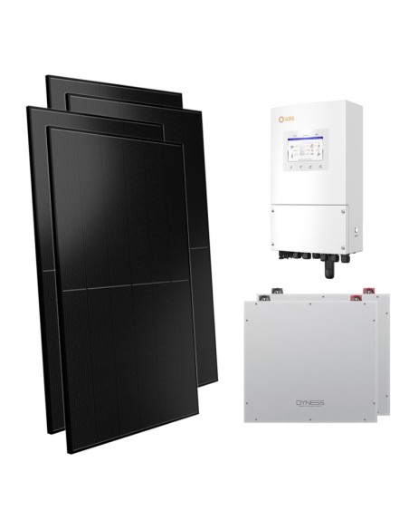 Single-phase photovoltaic kit 6000W 6kW Solis inverter Dyness Dyness DL5.0C 10.24kWh lithium battery