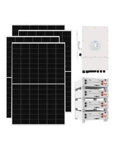 Kit fotovoltaico trifase 12740W inverter 12kW DEYE litio 20.48kWh Pro-B