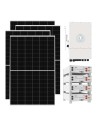 Three-phase photovoltaic kit 12740W inverter 12kW Deye 20.48kWh lithium Pro-B