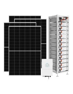 Three-phase photovoltaic kit 20930W inverter 20kW Deye 20.48kWh lithium BOS-G