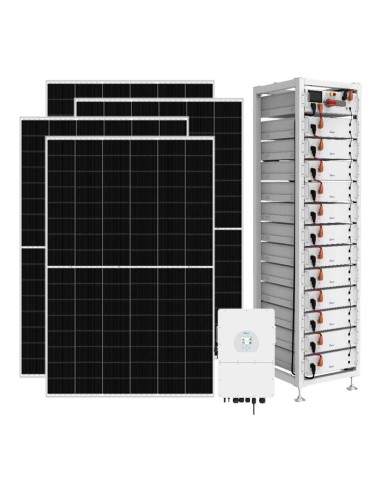 Three-phase photovoltaic kit 20930W inverter 20kW Deye 20.48kWh lithium BOS-G