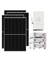 Three-phase photovoltaic kit 12740W inverter 12kW Deye 15.36kWh lithium Pro-B