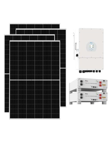 Three-phase photovoltaic kit 12740W inverter 12kW Deye 10.24kWh lithium Pro-B