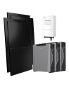 Monofase: vendita all'ingrosso Kit fotovoltaico monofase 5000W inverter 5kW batteria al litio 16.1kWh Weco 5k3 XP Solis