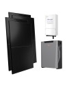 Monofase: vendita all'ingrosso Kit fotovoltaico monofase 6000W inverter 6kW batteria al litio 5.3kWh Weco 5k3 XP Solis