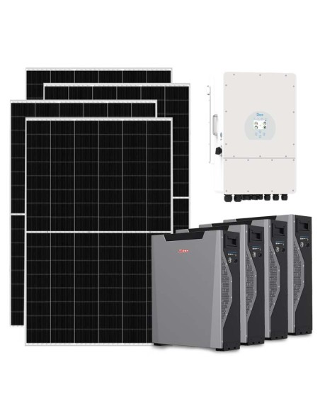 Trifase: vendita all'ingrosso Kit fotovoltaico trifase 12740W inverter 12kW DEYE litio 21.48kWh Weco